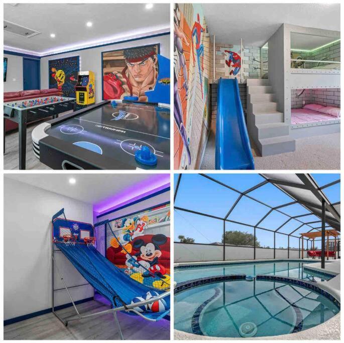 13 Mins From Disney Arcade, Private Pool, & Themed Rooms Orlando Exteriör bild